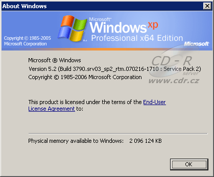 windows server 2003 service pack